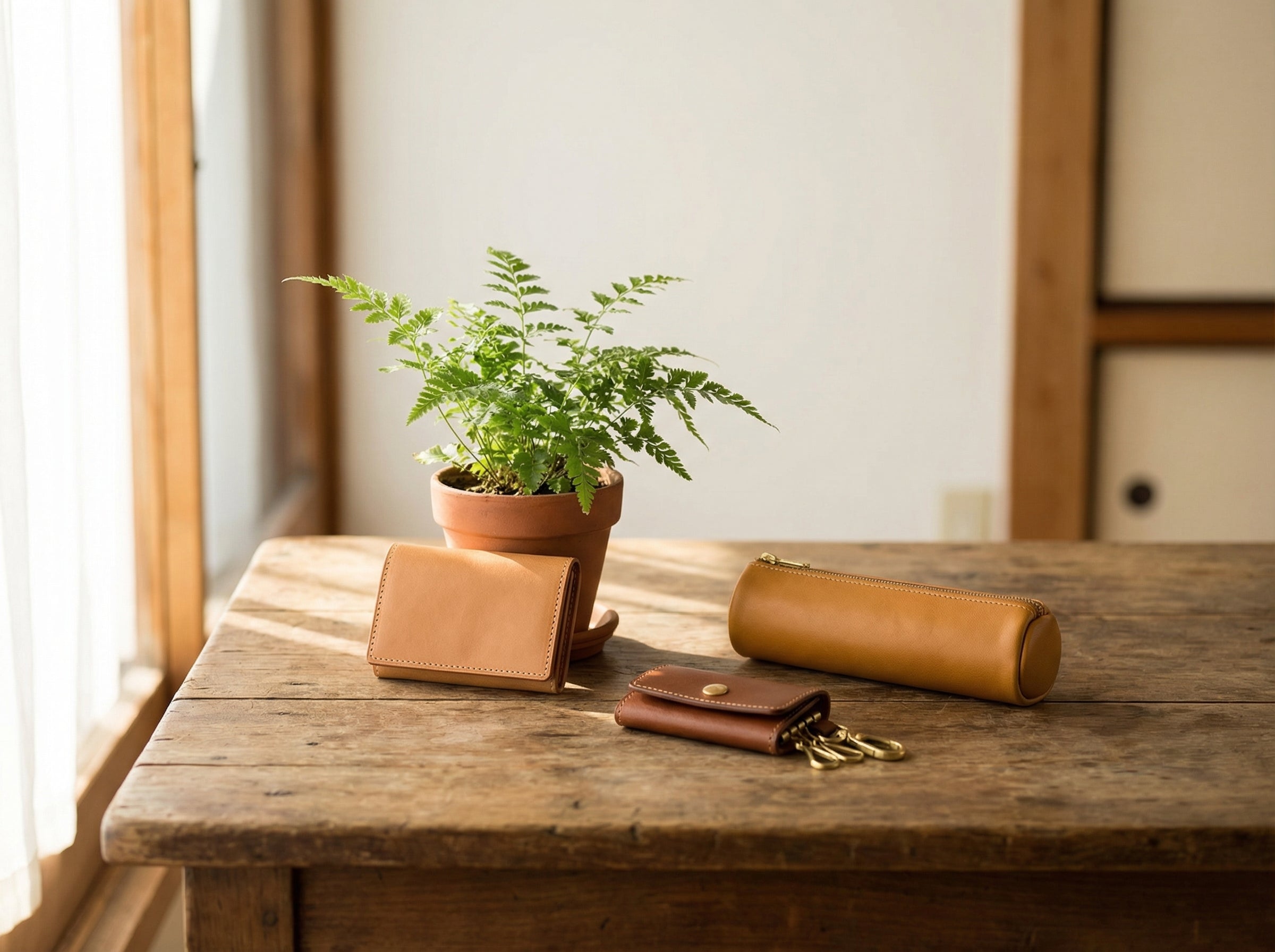 上質な革 × 手仕事